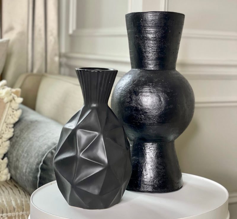 Black Vases