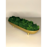 Brass Footed Oblong Bowl